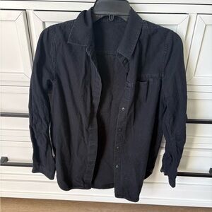 Black Button-Up Shirt